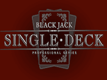 Игровой автомат Single Deck Blackjack Professional Series от NetEnt